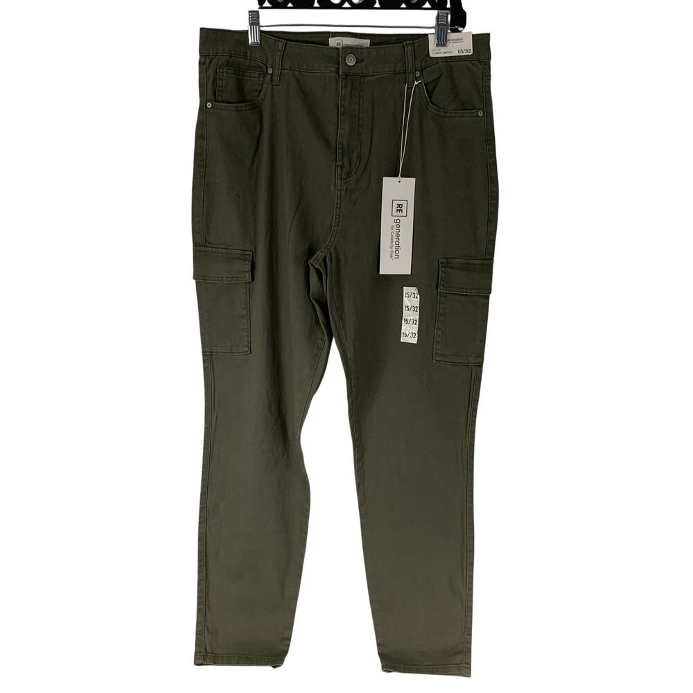 RE Generation Women's Cargo Skinny Pants Size 15/32